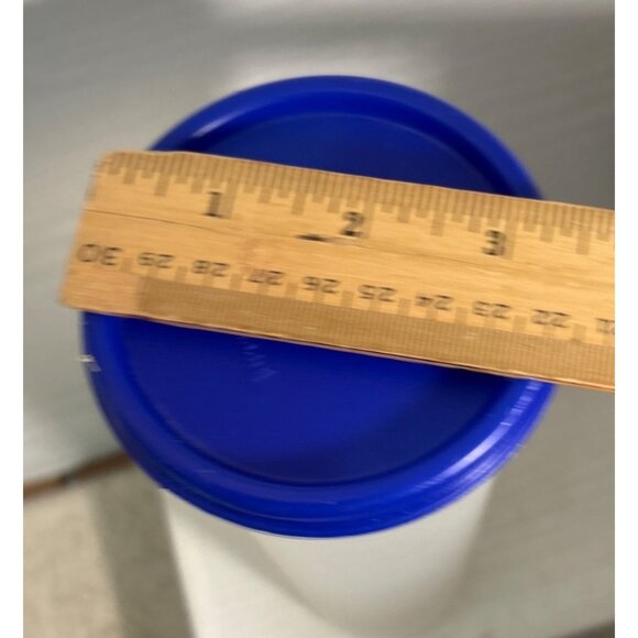 Vtg Tupperware Modular Mates Spaghetti Dispenser 1661 Measuring Insert Blue Seal - Picture 7 of 7